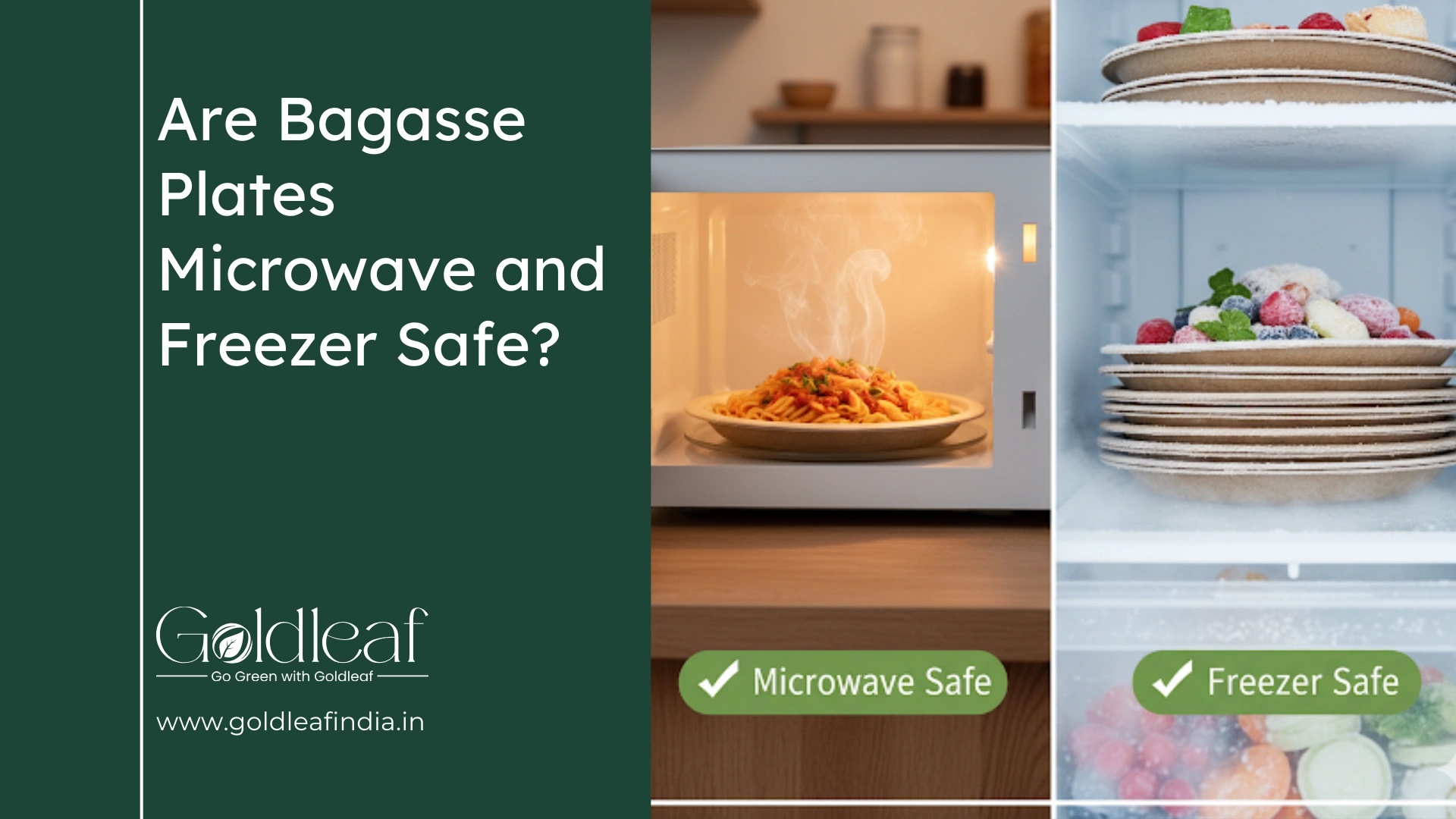 Are Bagasse Plates Microwave and Freezer Safe?